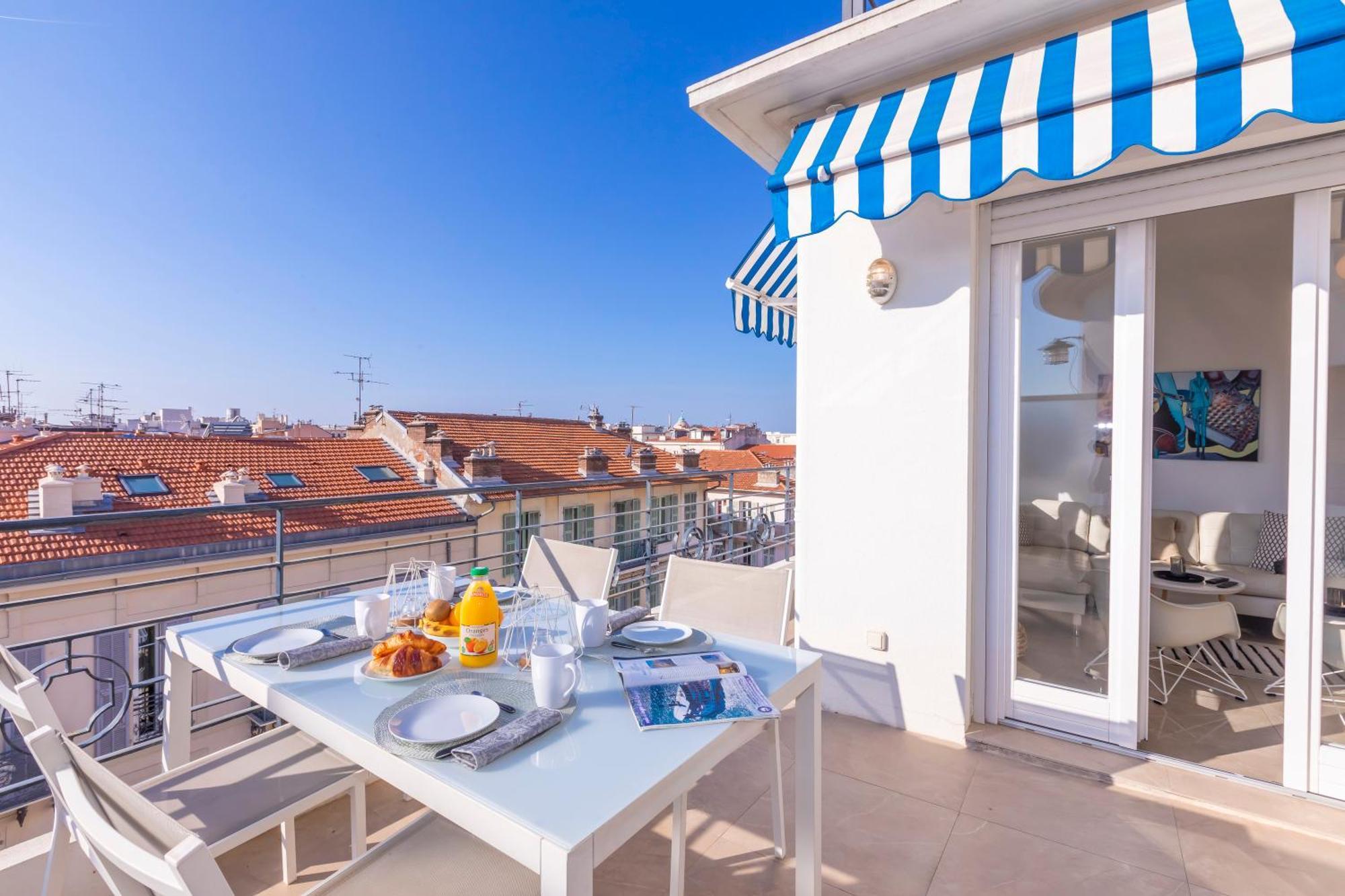 Rooftop At Palais De La Buffa - Happy Rentals Nice Eksteriør billede